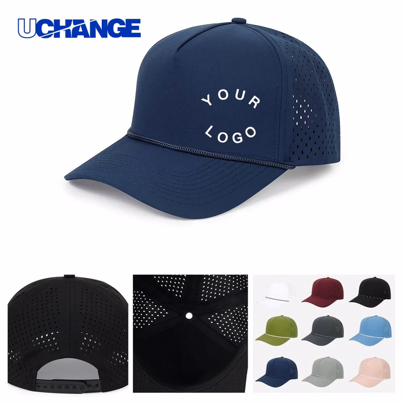 Cotton Cap Headwear with Curved Front Brim