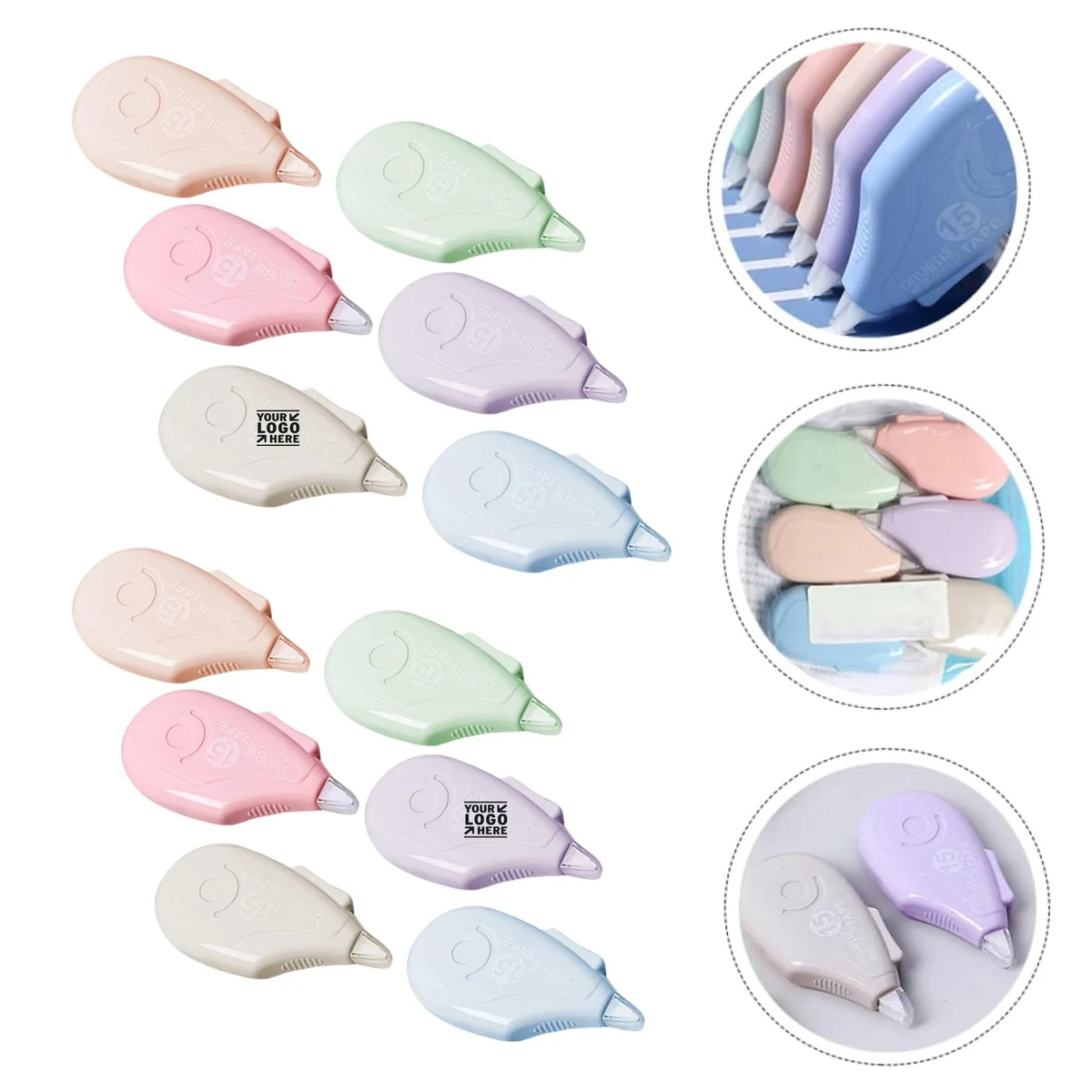 Correction Stationery Masking Wipe Out Liquid Eraser Writing White Gaffer Tape Pen 1