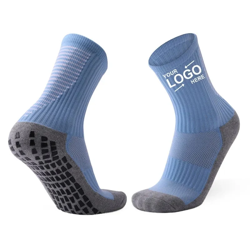 Knee High Knitted Football Socks W/ Bottom Cushion 1