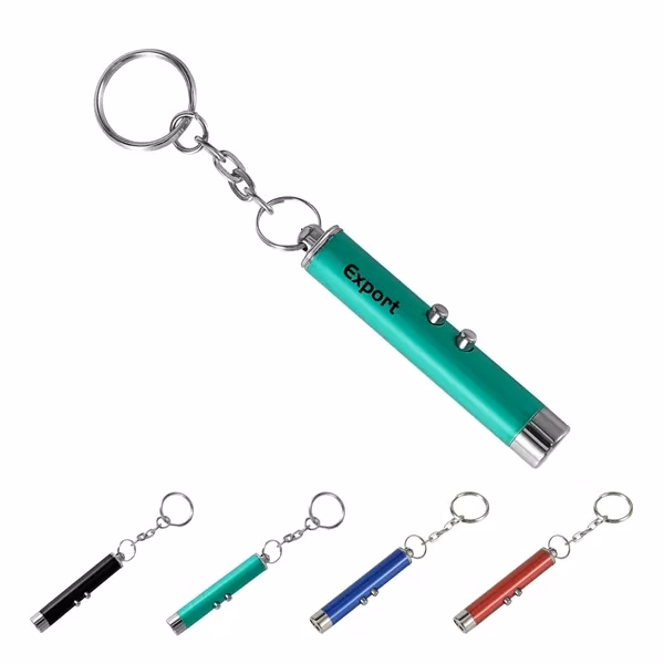Custom Aluminum Laser Pointer LED Flashlight Keychain — Tech Gadget & Pet Giveaway