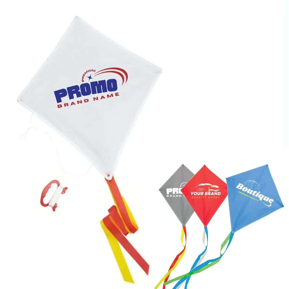 All Over Print Classical Advertising Diamond Kite 1