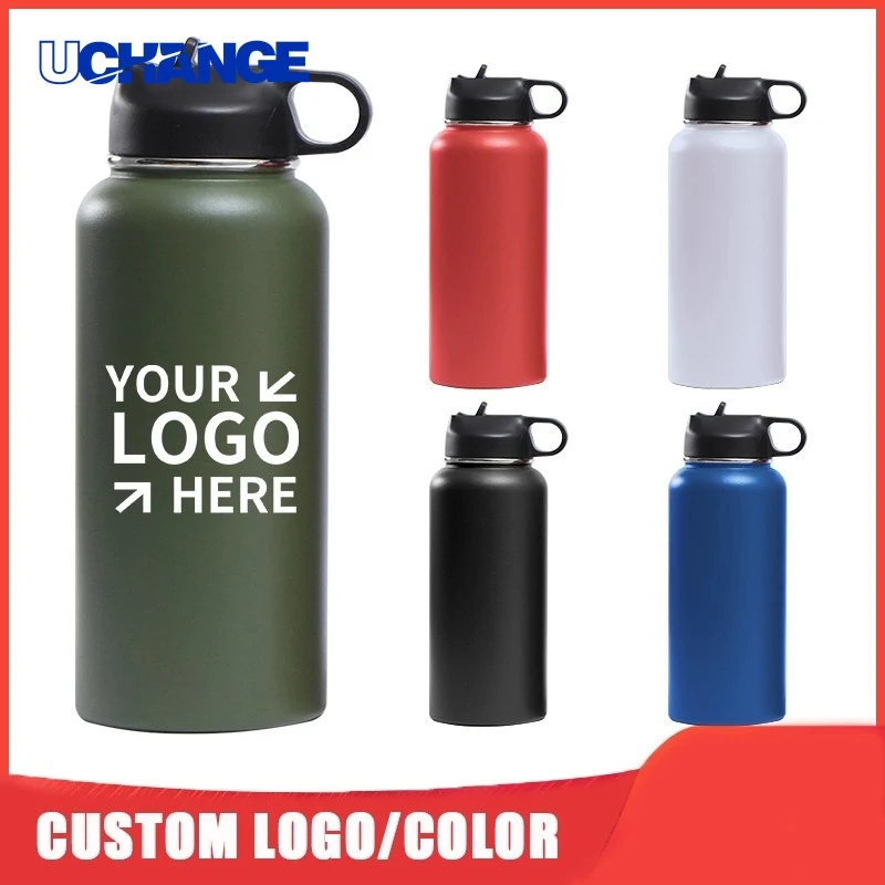 32oz Kids Stainless Steel Water Bottle for School & Outdoor Activities, custom water bottle with logo imprint 1