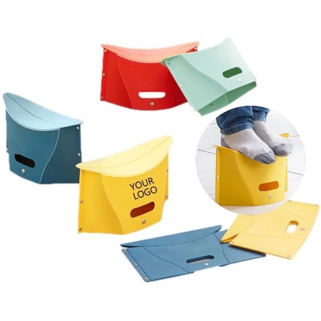 Plastic Portable Folding Stools With Handle 1