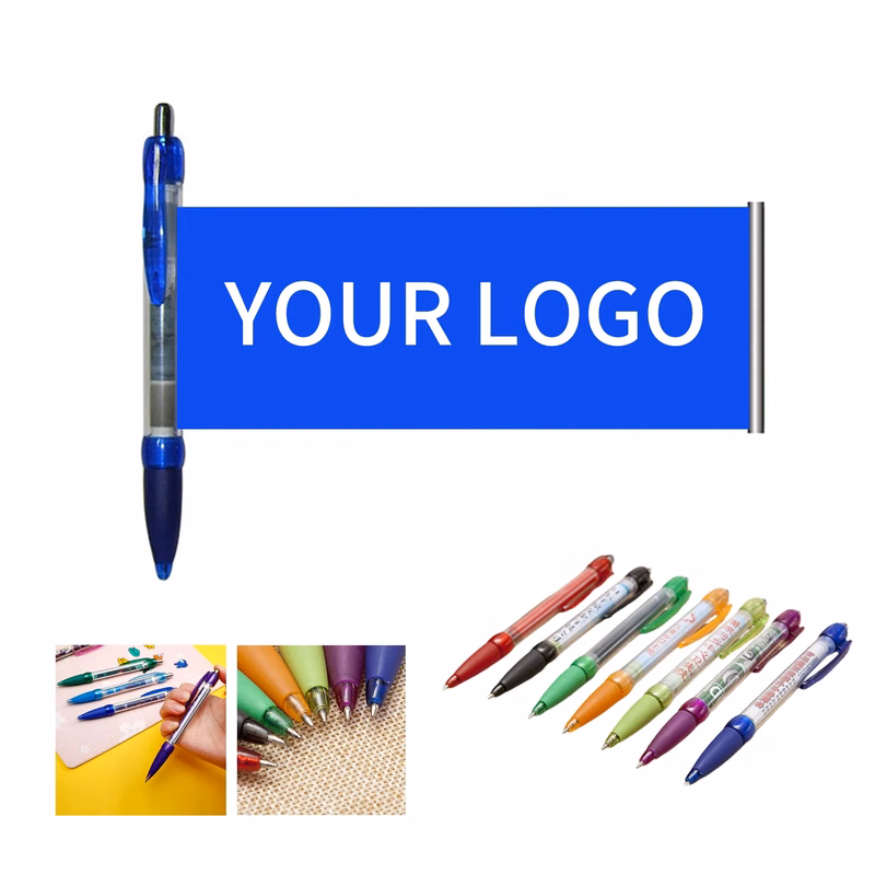 Banner Ballpoint Pen Plastic with Grip