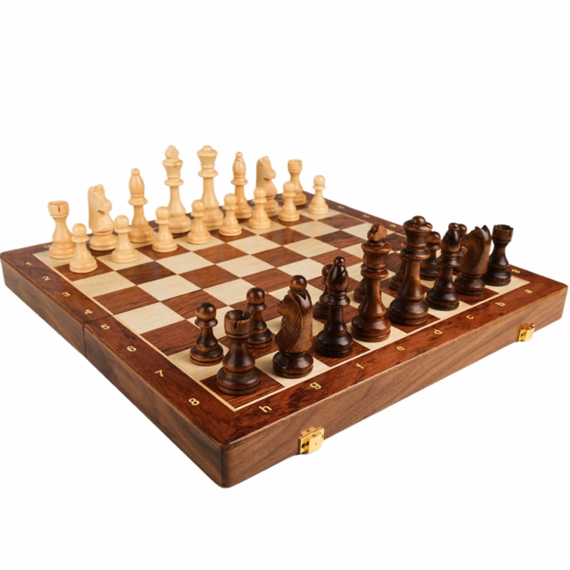 MOQ1 Folding Wooden Chess Set