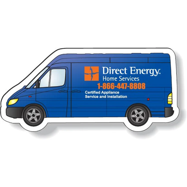 Stock Sprinter Van Magnet .020, Full Colour Digital, White Vinyl Topcoat 1