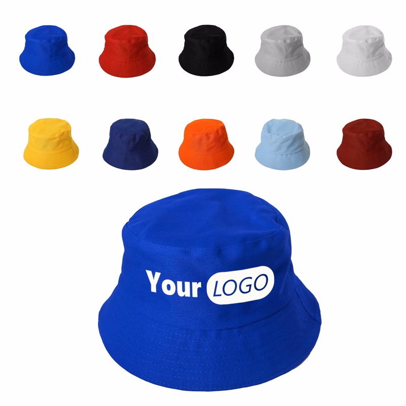 Personalized Logo Bucket Hat for Beach Fishing