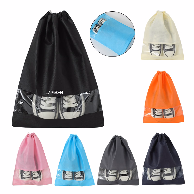 Travel Shoe Bags Waterproof Nylon with Zipper for Men & Wome