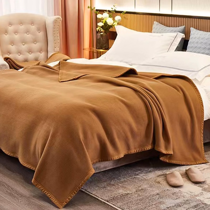 Plush Hotel Bed Blanket