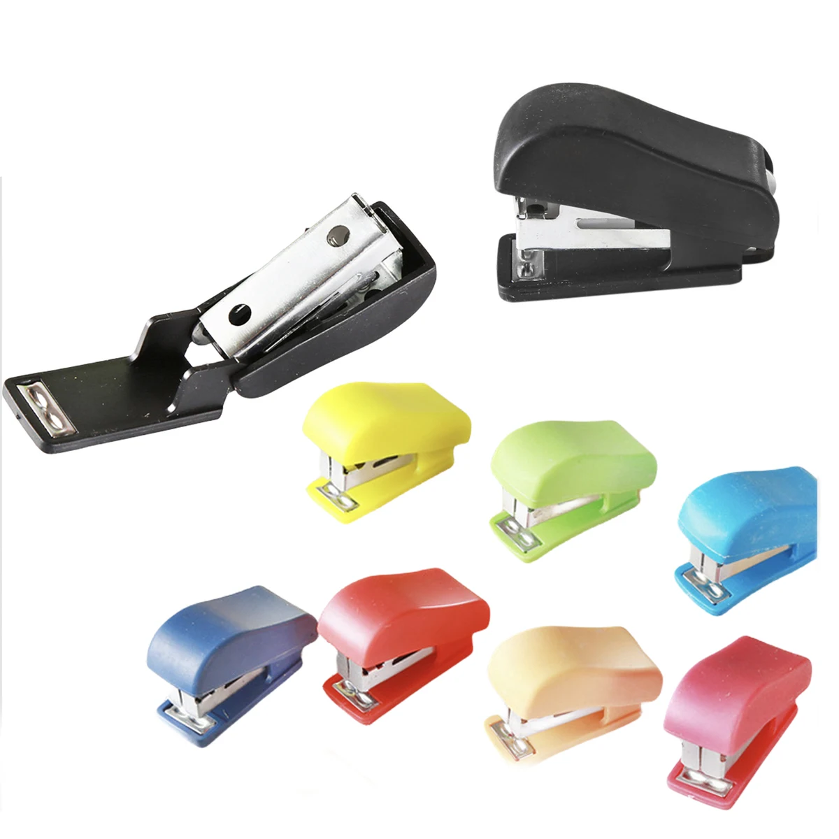 Bright Color Pocket Stapler Mini Desktop Stapler 1
