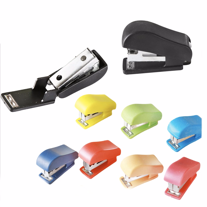 Bright Color Pocket Stapler Mini Desktop Stapler