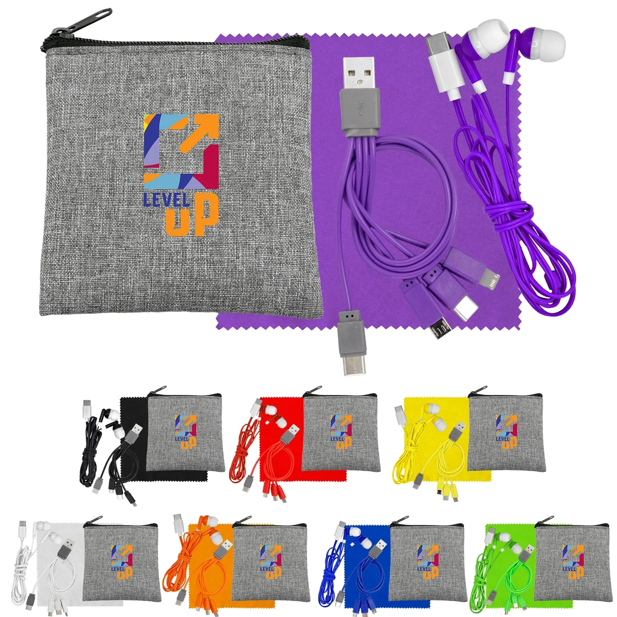 RECYCLED COLORFUL TRAVEL KIT 1