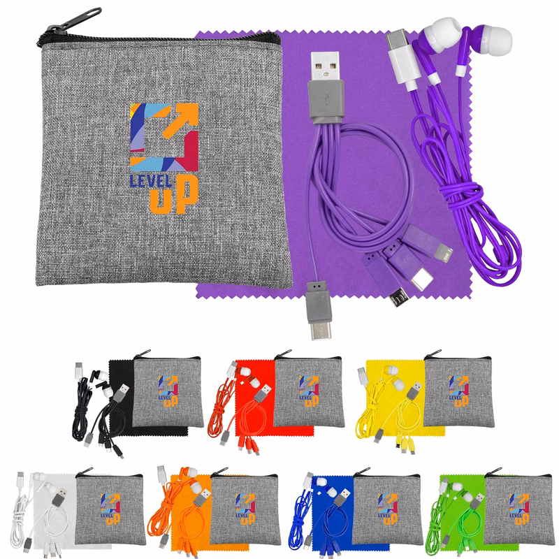 RECYCLED COLORFUL TRAVEL KIT