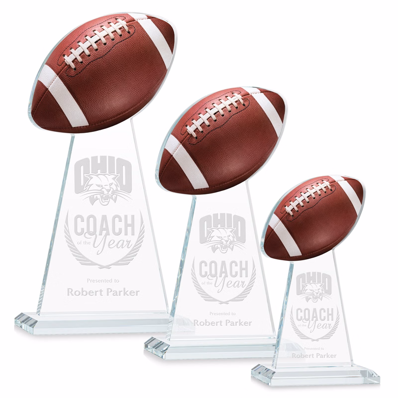 Edenwood Football Award - Clear