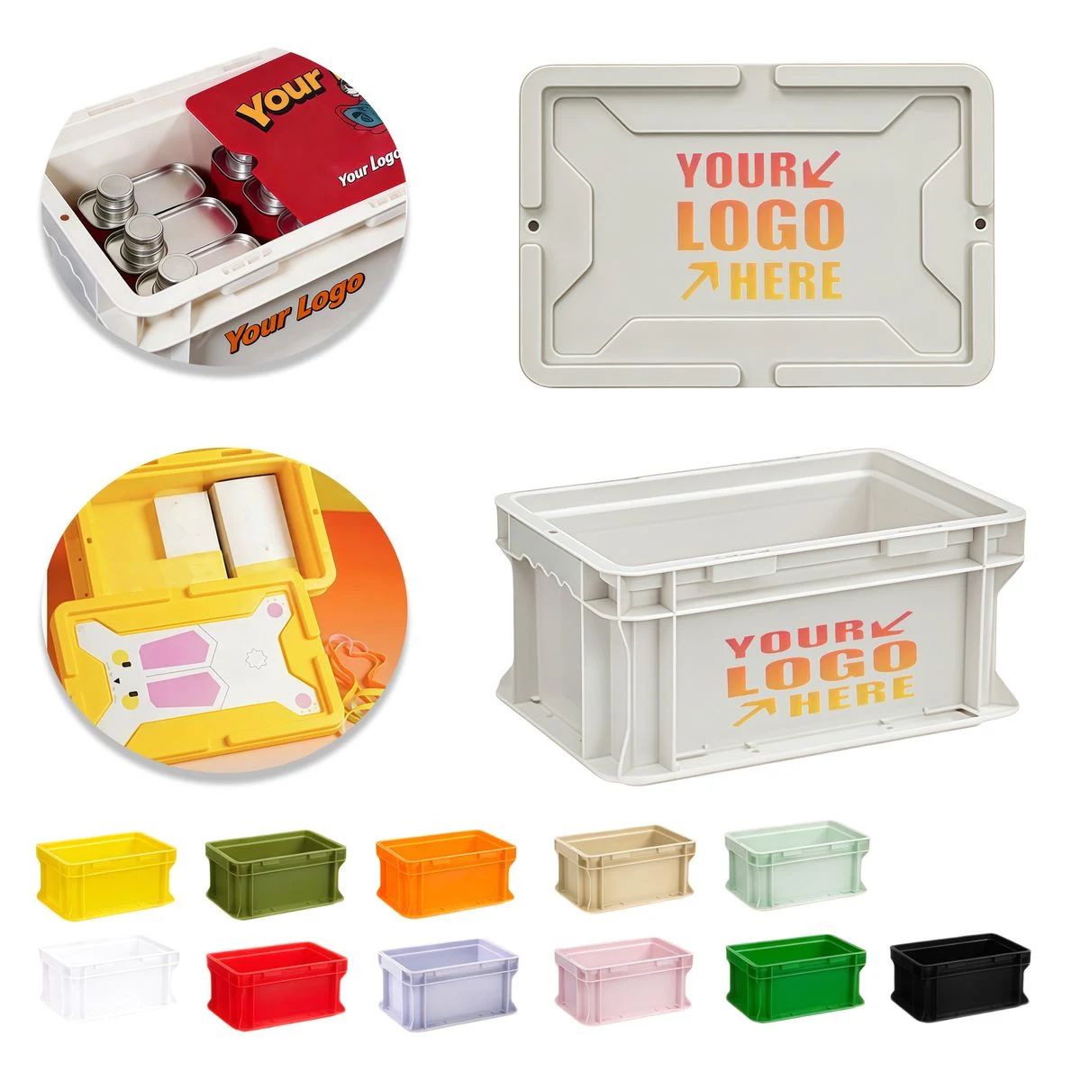 Industrial Storage Box with Lid 1