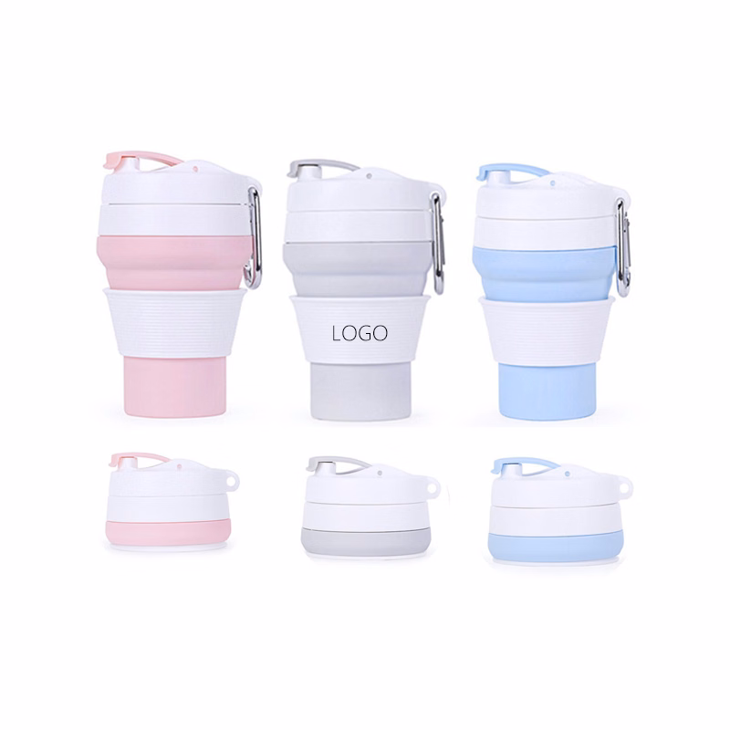12 OZ Silicone Folded Coffee Cup