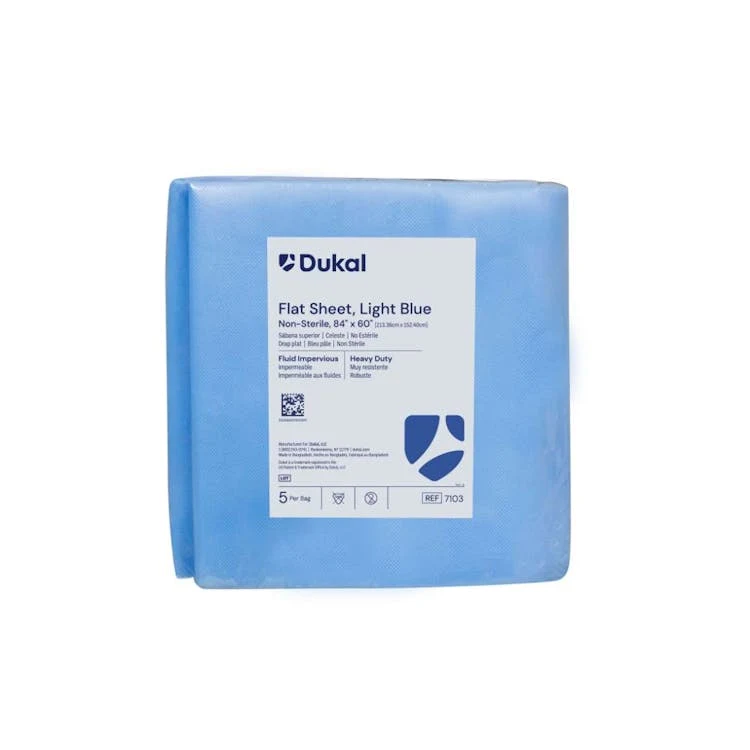 Disposable Flat Sheet - 84" x 60" 1