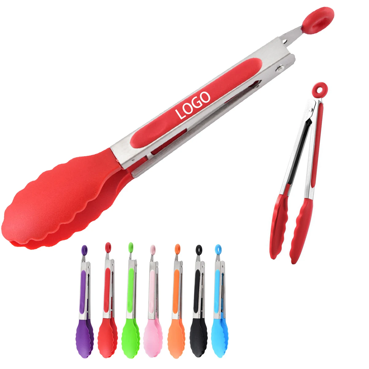 Non-Slip Kitchen Grill Tongs 1
