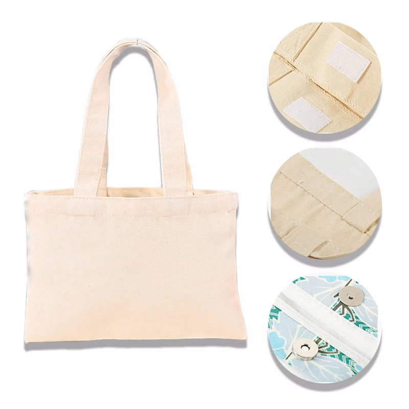 Reusable Cotton Tote Bags for Children and Adults