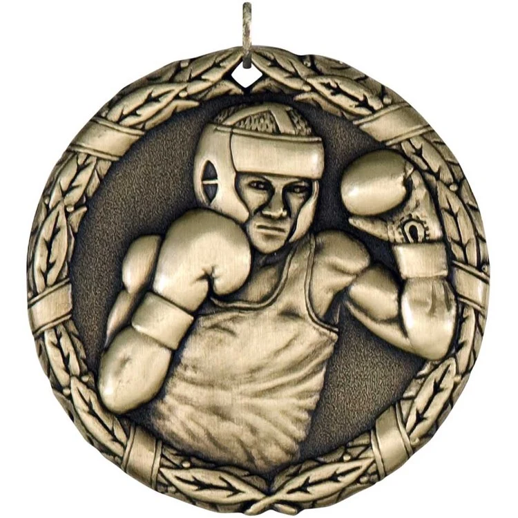 Boxing XR200 Series Medal, 2" 1