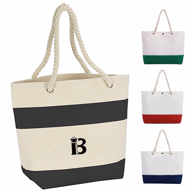 Cotton Rope Hand-held Canvas Shopping Bag