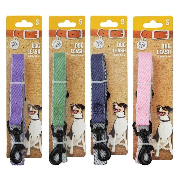 Cotton Dog Leashes - Small Assorted Colors 1