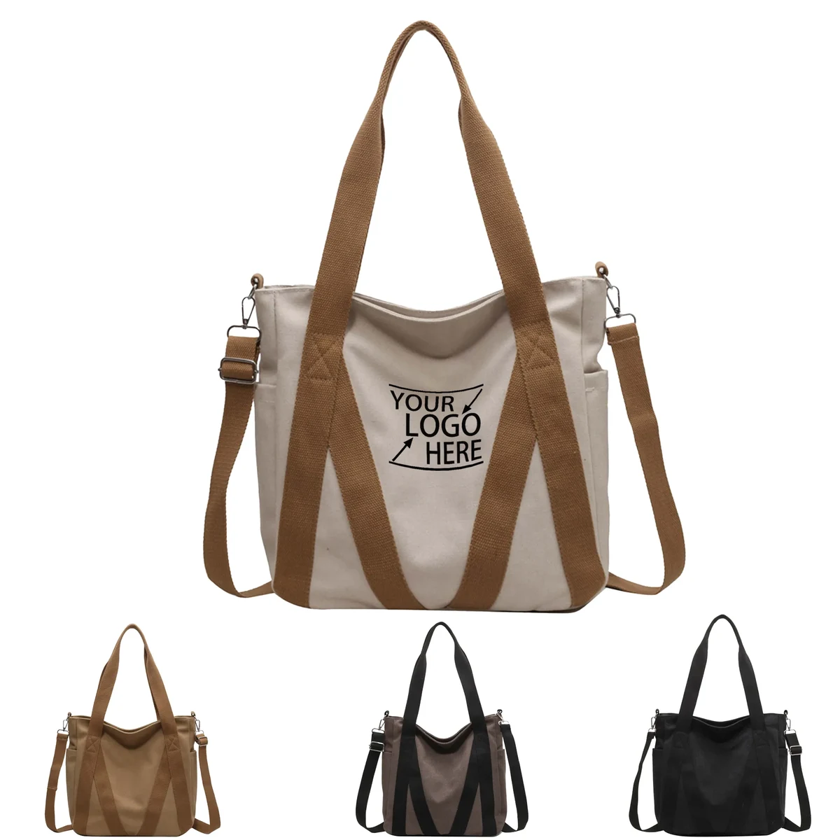 16oz Vintage Canvas Tote Bag 1