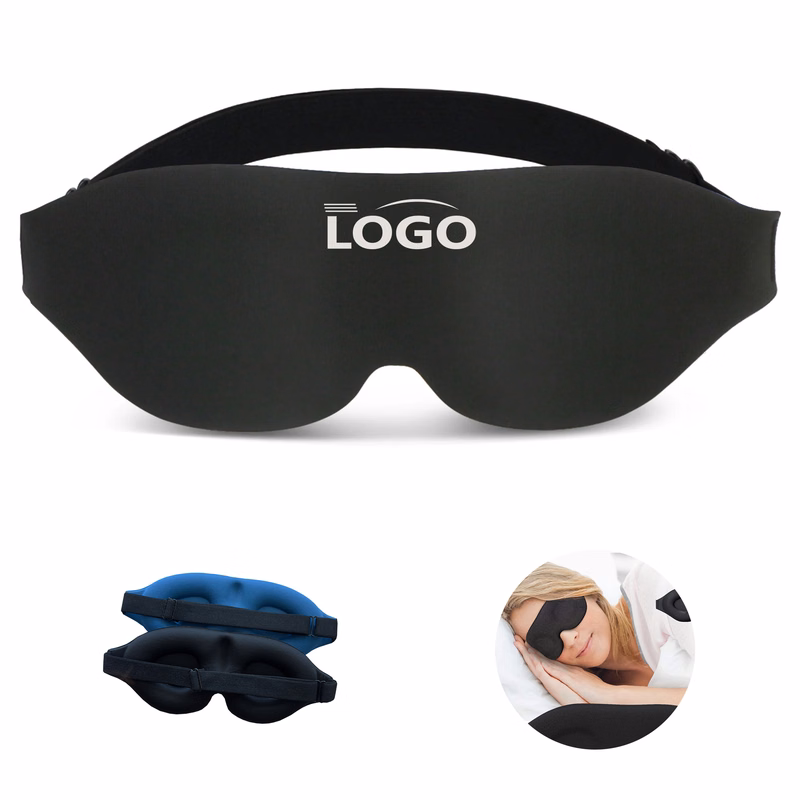 3D Contoured Sleep Mask - Memory Foam