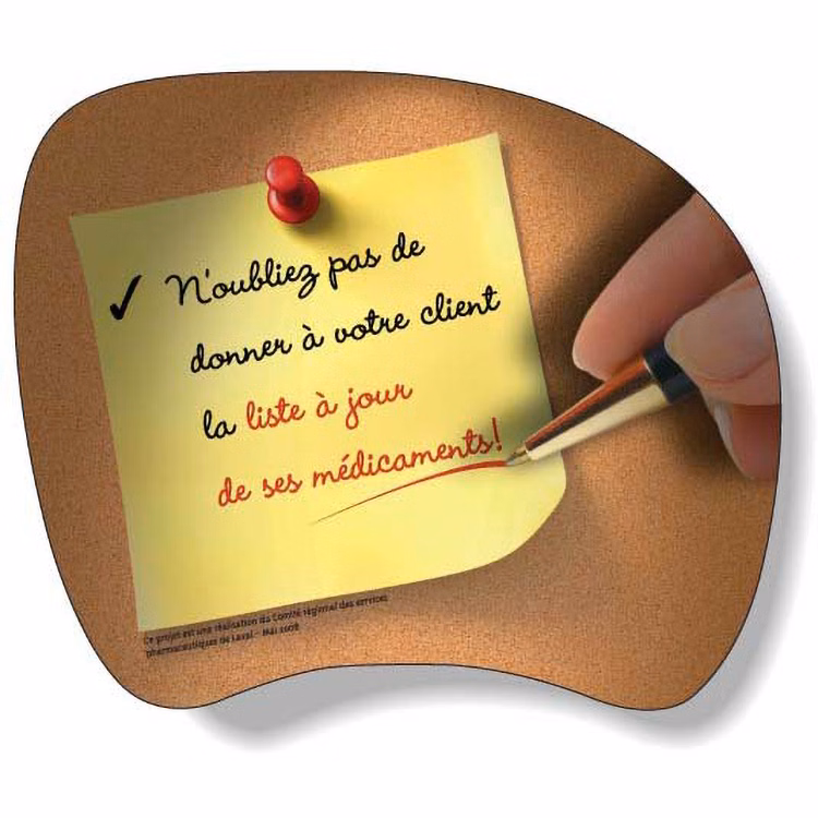 Slimline Mouse Mat Stock Palette Shape (7.5"x9") in Digital Full Colour