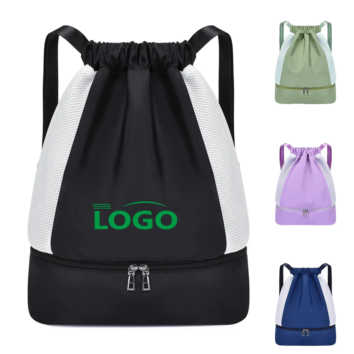 Oxford Fabric Drawstring Backpack for Outdoor and Sports 1