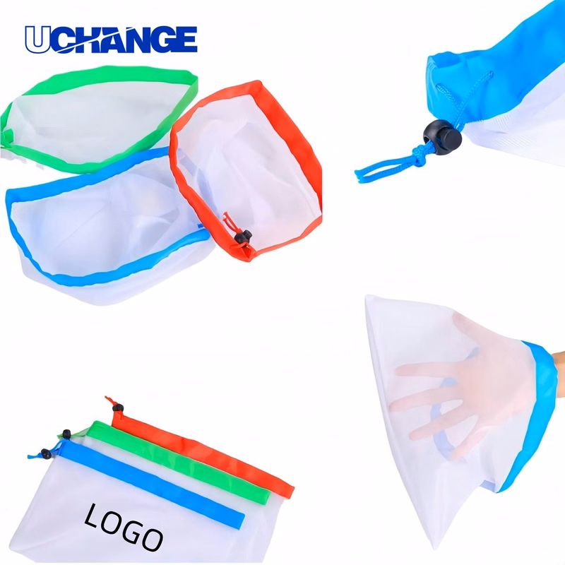 Fruit and Vegetable Drawstring Mesh Bag Organizer