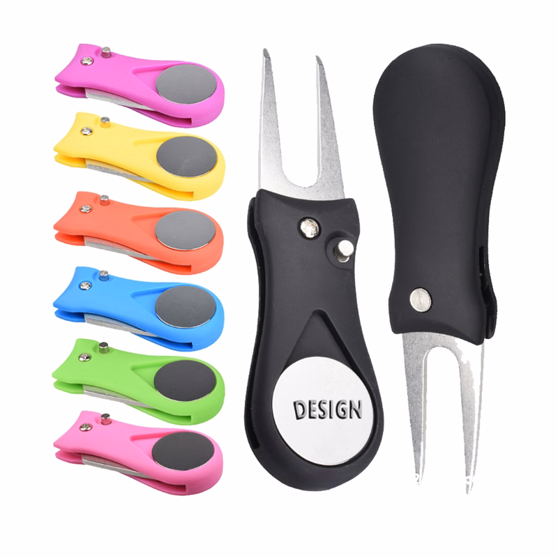 ABS Handle Golf Divot Repair Tool with Ball Marker
