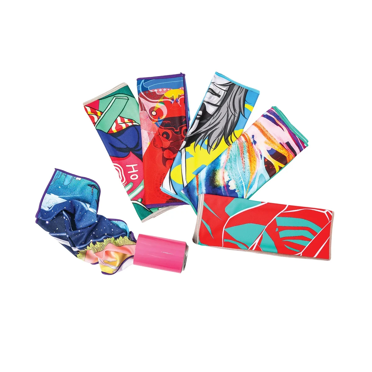 Full Color Large Premium Cooling Towel (40"L x 12"W) 1
