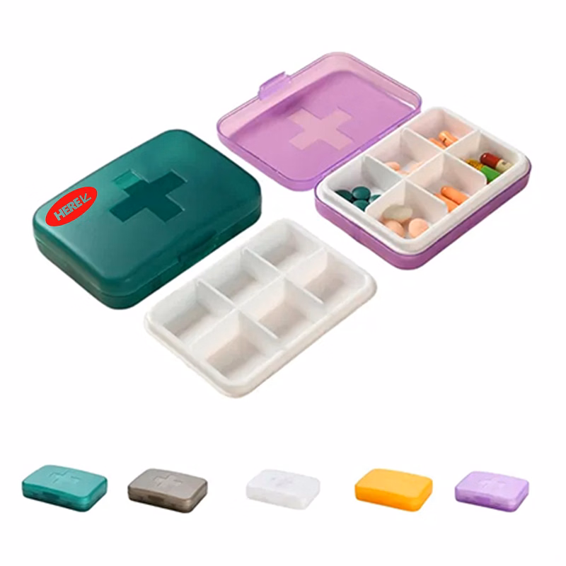 Portable Daily Vitamin Medicine Pill Box