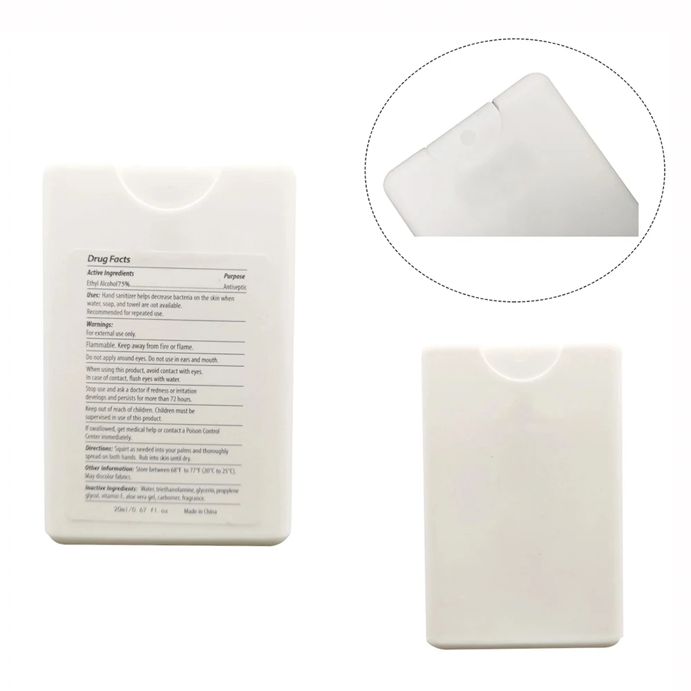 Full Colors Credit Card Custom Hand Sanitizer Spray 1