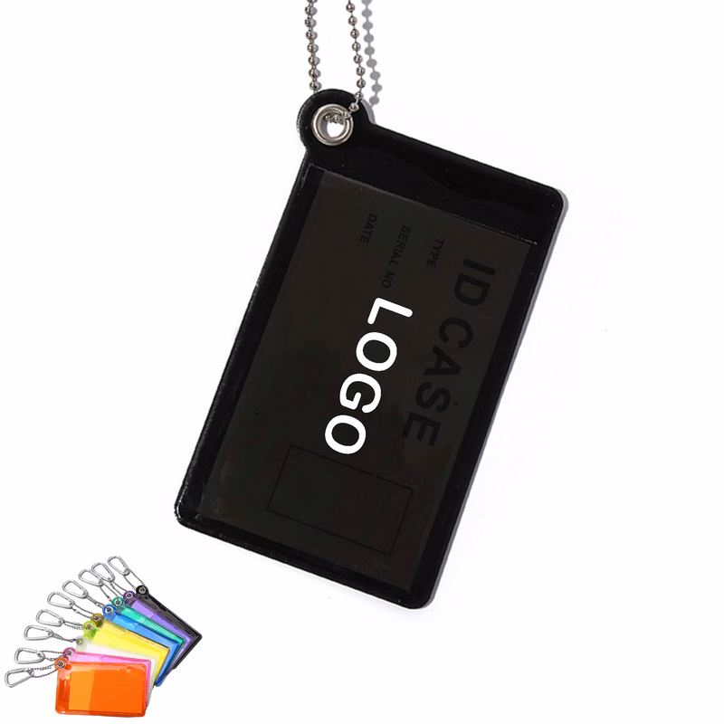 Colorful Transparent ID Card Holder