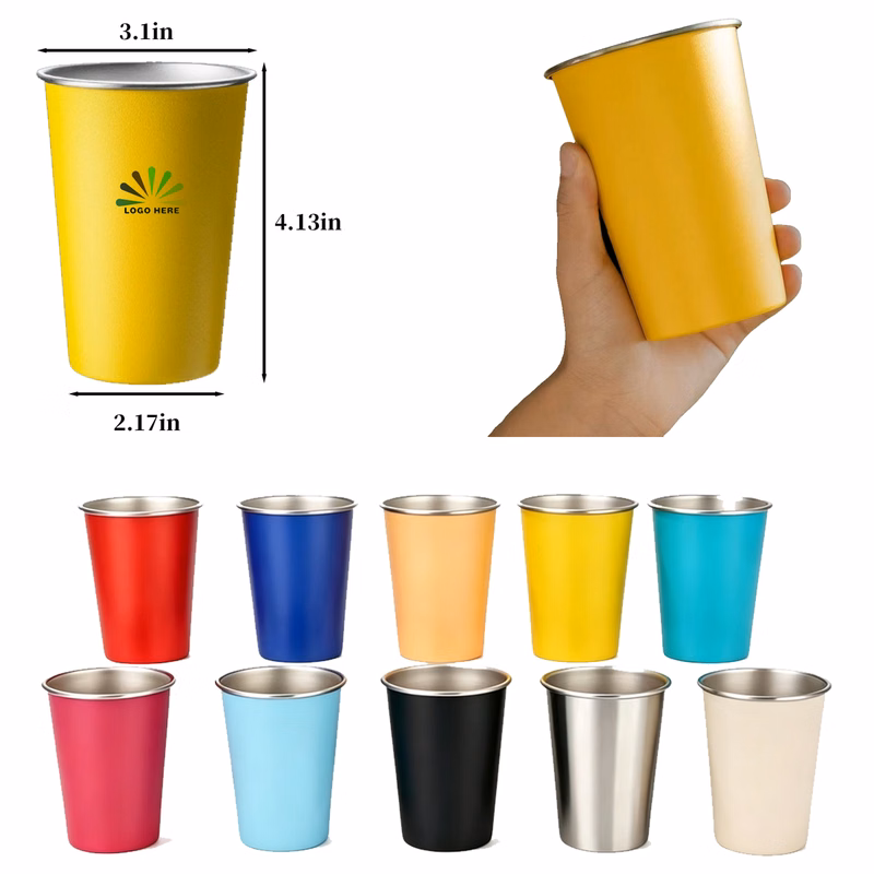 Solid Color Stainless Steel Mug