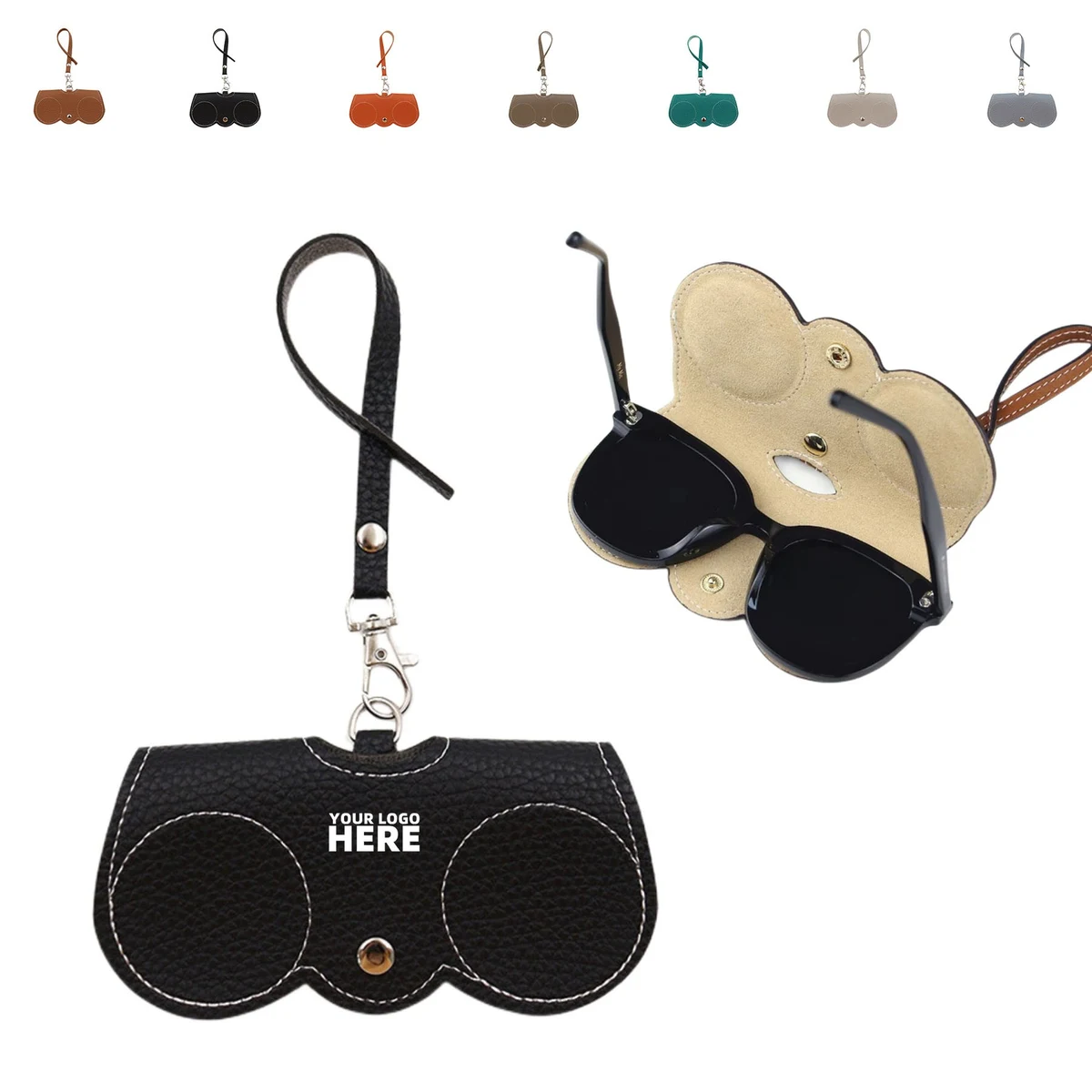 Leather Eyeglass Case Sunglasses Pouch 1
