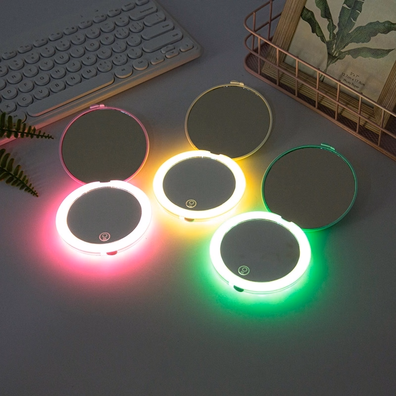 Mini Led Makeup Mirror 2X Magnify