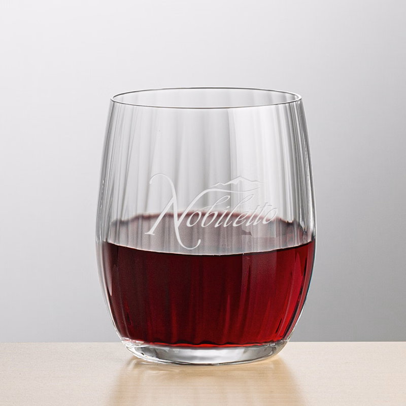 Amerling Stemless Wine - Deep Etch