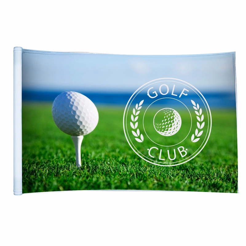 14"x20" Double-Side Imprint Golf Flag