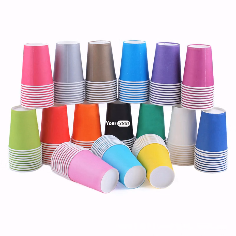 Disposable Colored Paper Cups