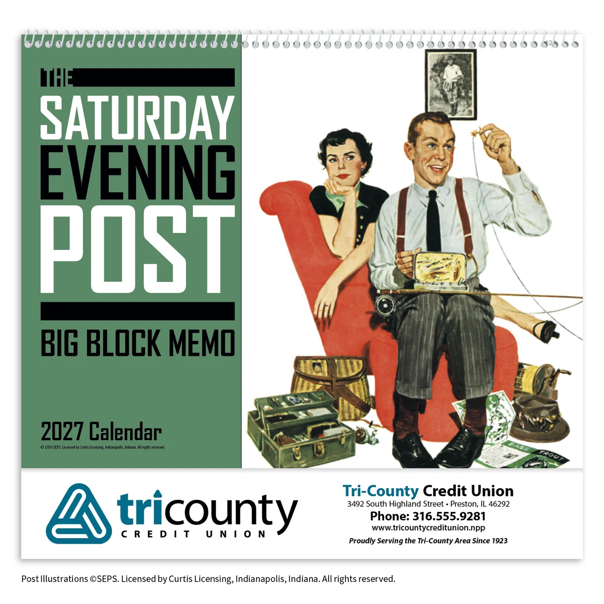 Triumph® Calendars Big Block Memo 1