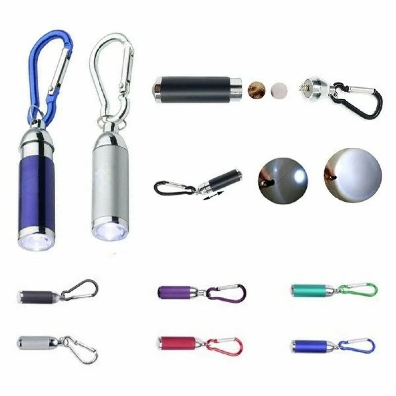 Mini Flash Light w/Carabiner 1
