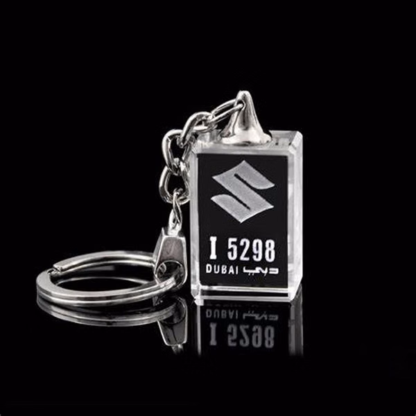Photo Crystal Keyring - 2D