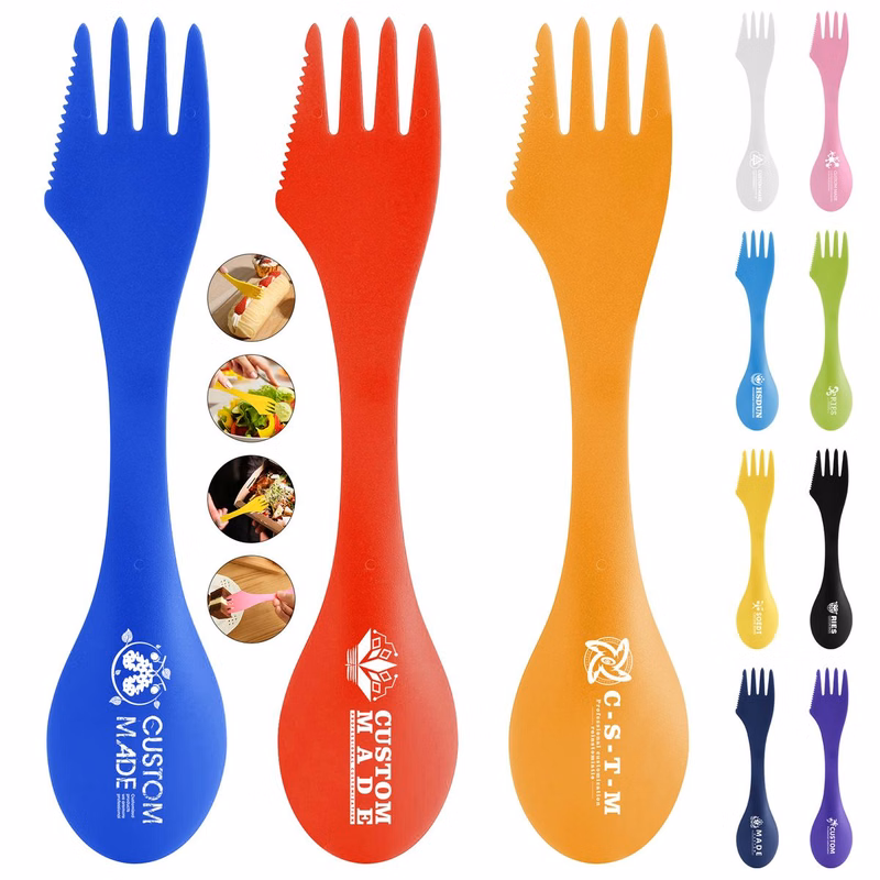 PP Three-In-One Knife, Fork And Spoon
