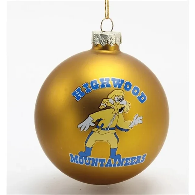 3 1/4" Promotional Glass Ornaments with Full Color Silk Prin 1