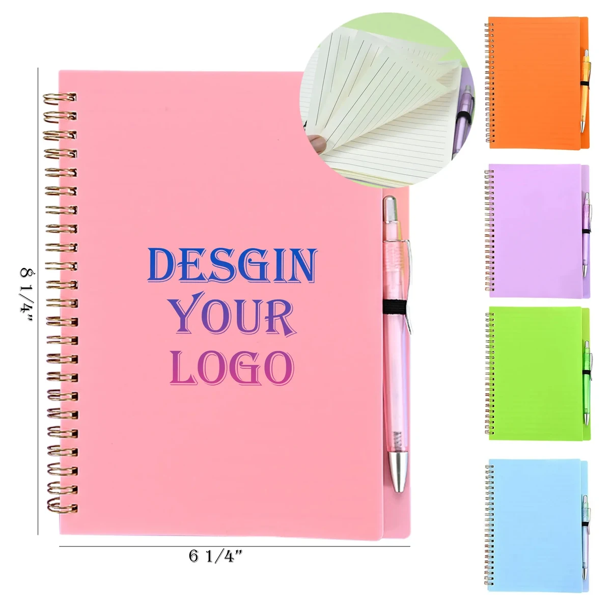 A5 Spiral Notebook with Pen 1