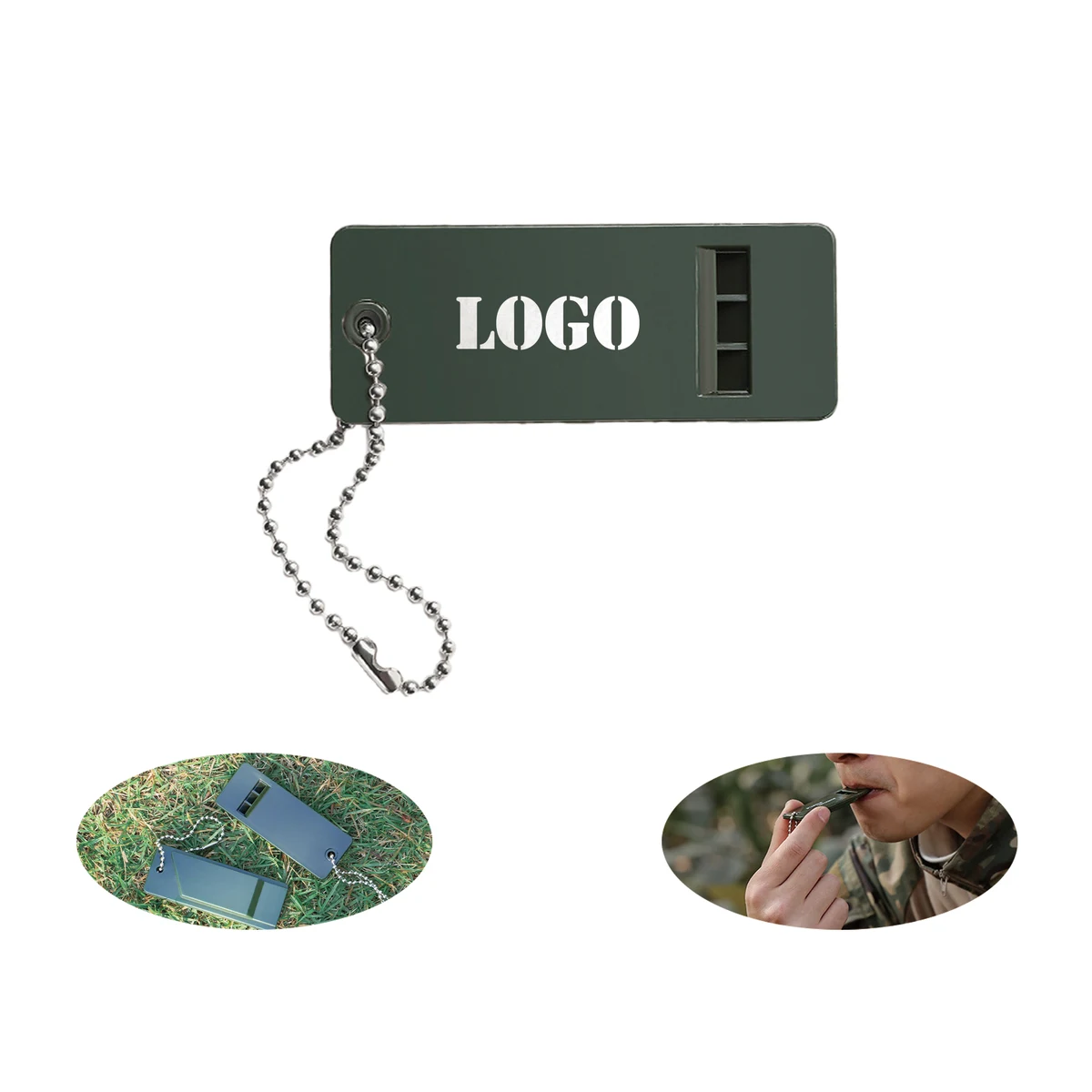 Survival Whistle with Keychain 1