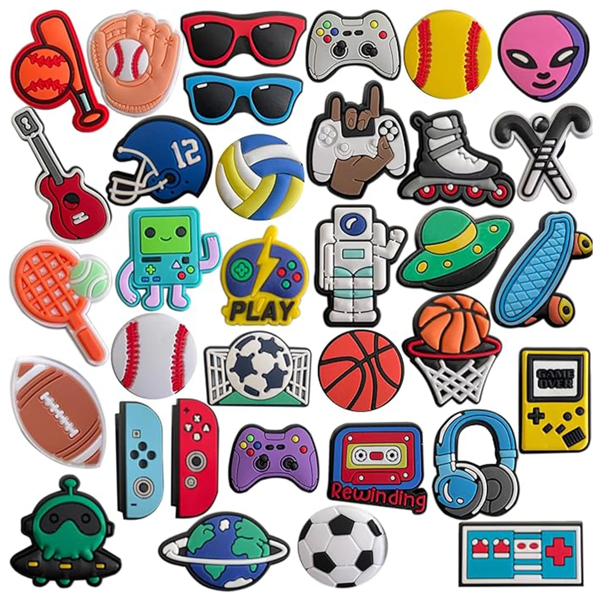 Colorful Cartoon Cute Customizable Decorative Shoe Charms 1